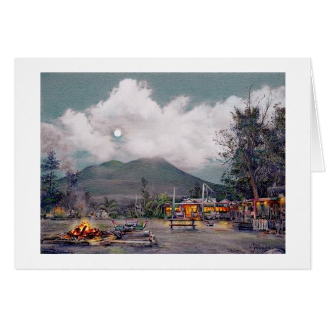 Carte Paul McGehee "Nevis-Sunshine's by Moonlight" (Devant Horizontal)