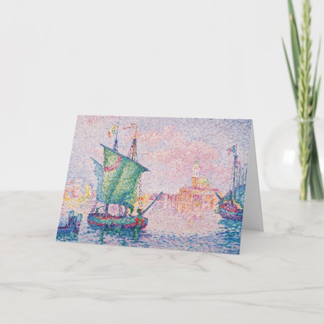 Carte Paul Signac - Venise, Le Nuage Rose (Devant)