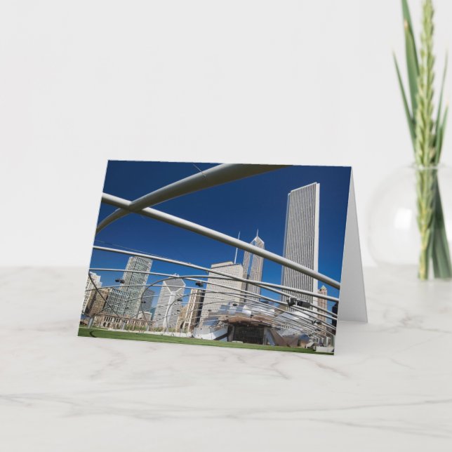 Carte Pavillon Jay Pritzker, Millennium Park (Devant)