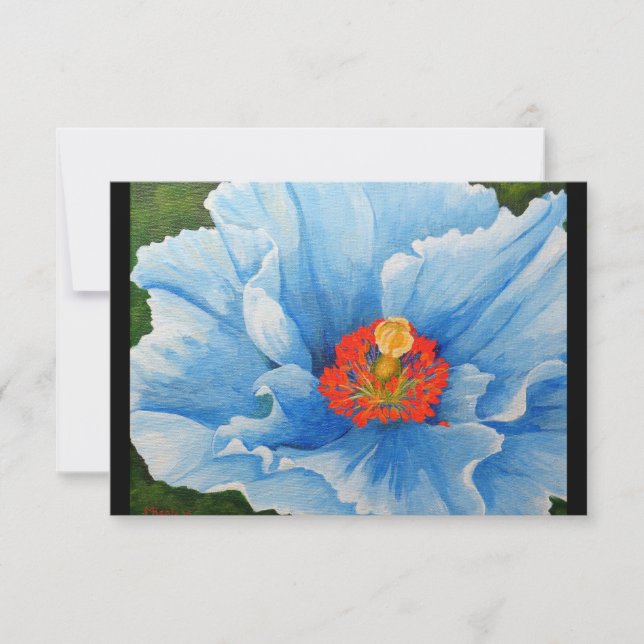 Carte Pavot bleu himalayen, 2015 (Devant)