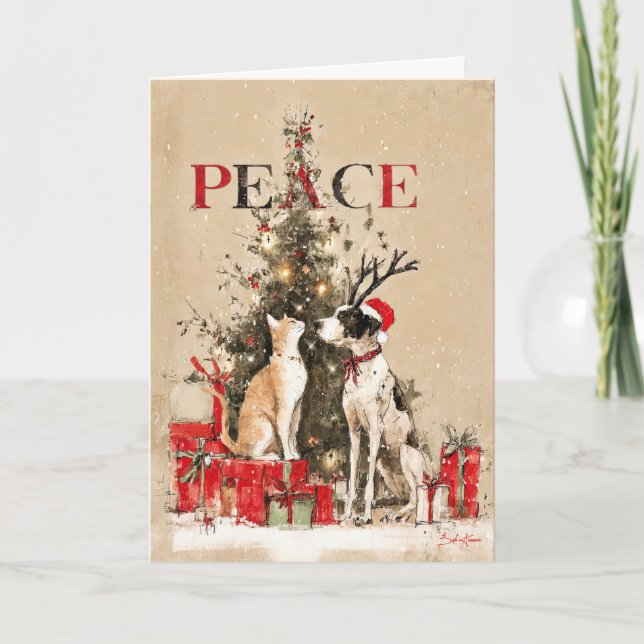 Carte Paws of Peace  (Devant)