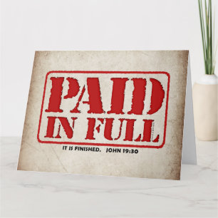 Carte Payé en entier