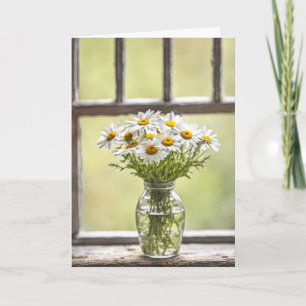 Carte Pays Anniversaire Daisy Bouquet