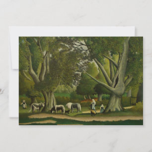 Carte Paysage avec Milkmaits par Henri Rousseau