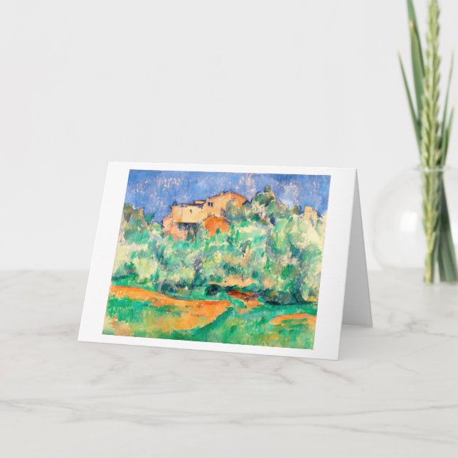 Carte Paysage avec une maison, Cézanne (Devant)