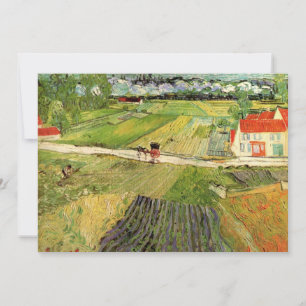 Carte Paysage, Carrosse et Train par Vincent van Gogh
