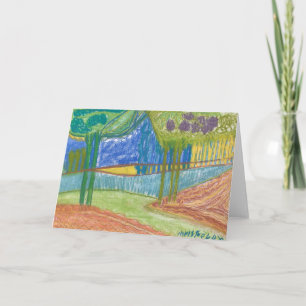Carte Paysage d'arbre