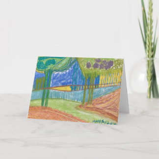 Carte Paysage d'arbre