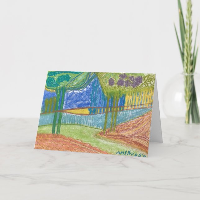 Carte Paysage d'arbre (Devant)