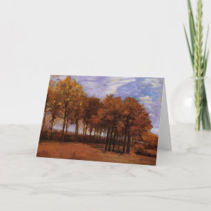 Carte Paysage d'automne par Vincent van Gogh