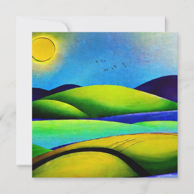 Carte Paysage de Green Hills (Devant)
