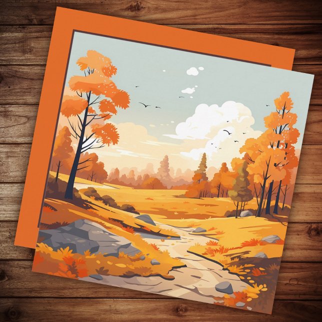 Carte Paysage de l'automne (Créateur téléchargé)