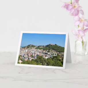 Carte Paysage de Lliria Town en Valence, Espagne