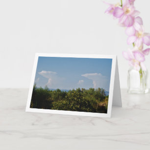 Carte Paysage de nuages jumeaux identiques