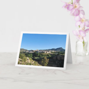 Carte Paysage de Ruta del Agua, Chelva, Valence, Espagne