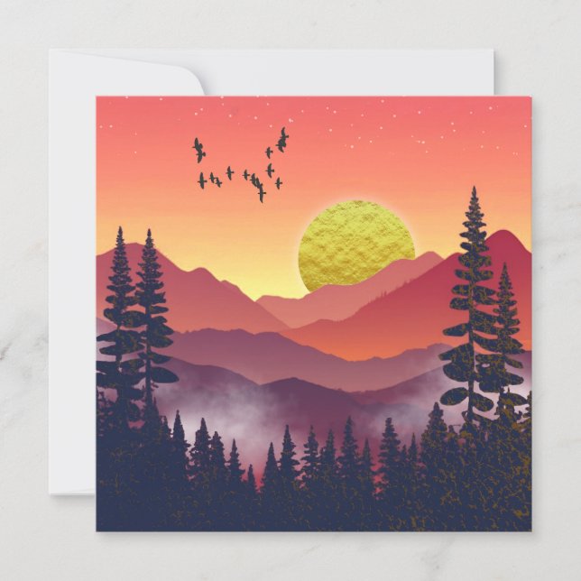 Carte Paysage des monts Crimson (Devant)