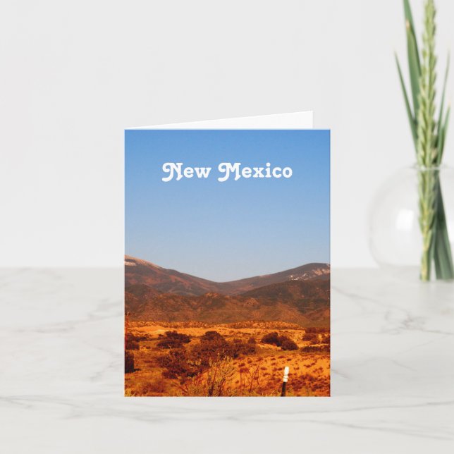 Carte Paysage du Nouveau Mexique (Devant)