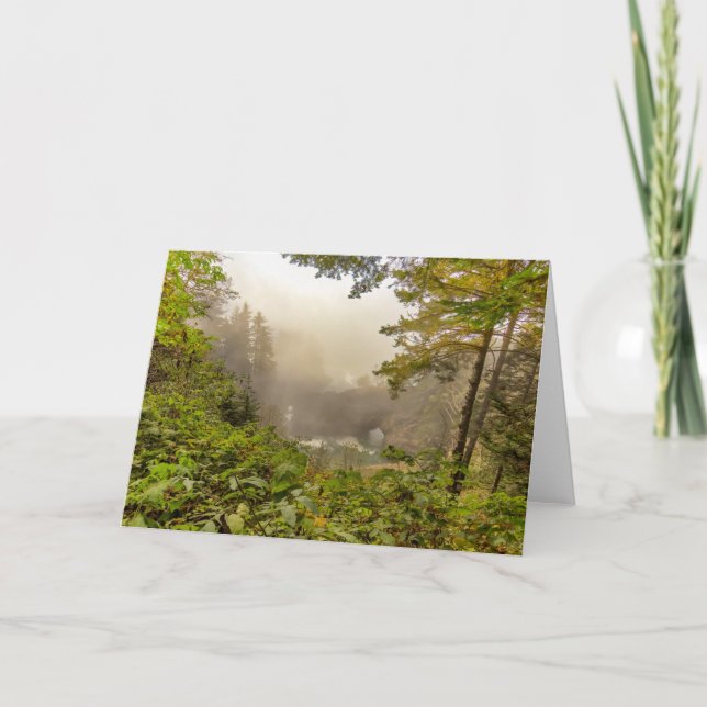 Carte Paysage forestier et océanique (Devant)