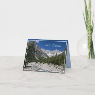 Carte Paysage magnifique, Suisse, Retraite