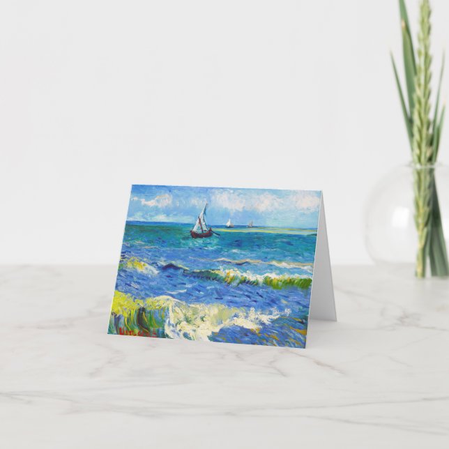 Carte Paysage marin chez Saintes-Maries Vincent van Gogh (Devant)