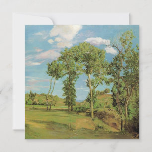 Carte Paysage Paysage Frédéric Bazille Impressionniste