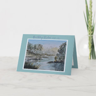 Carte Paysage pittoresque Lakeside