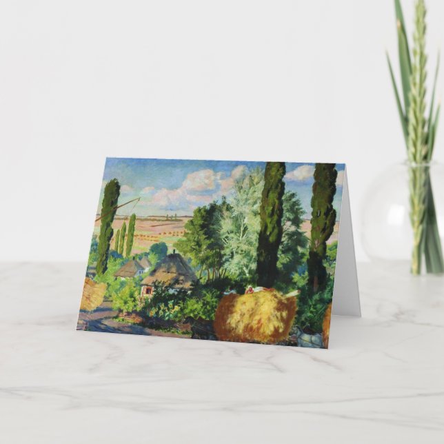 Carte Paysage ukrainien (Devant)