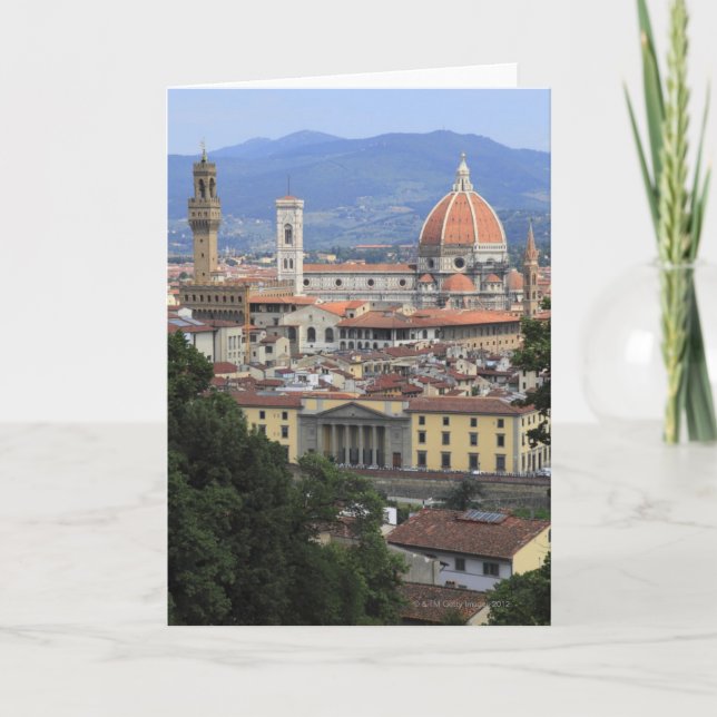 Carte Paysage urbain de Florence (Devant)