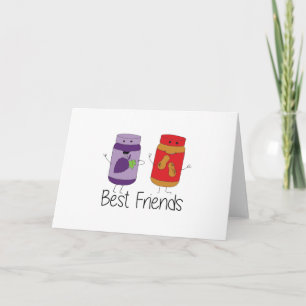Carte PB et J Best Friends Pb et J BFF Dessin