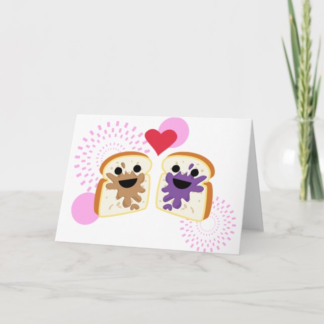 Carte PB& J Love (Devant)