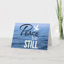 Peace Be Still Water Faith Bénissant Christian