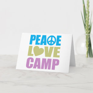 Carte Peace Love Camp