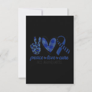Carte Peace Love Cure ALS Awareness