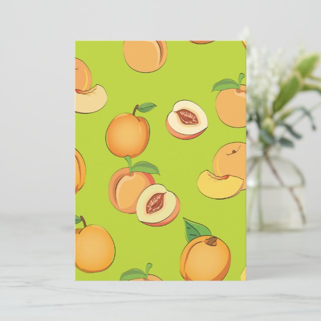 Carte Peach Pattern 4 (Debout devant)