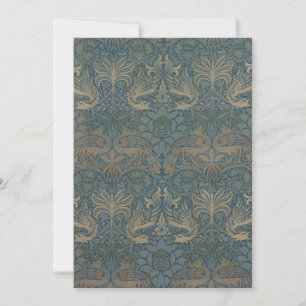 Carte Peacock et Dragon par William Morris