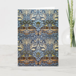Carte Peacock et Dragon, William Morris