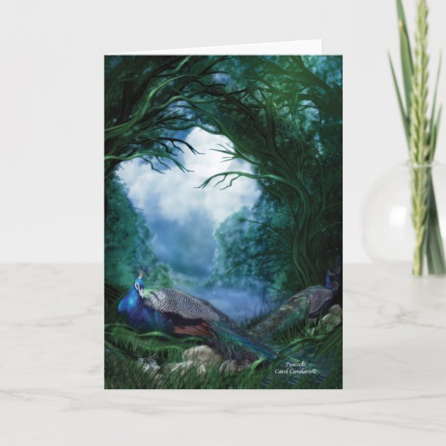 Carte Peacocks ArtCard (Devant)