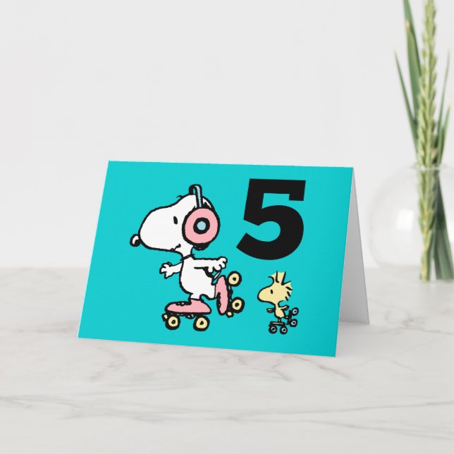 Carte PEANUTS | Snoopy Joyeux Anniversaire (Devant)