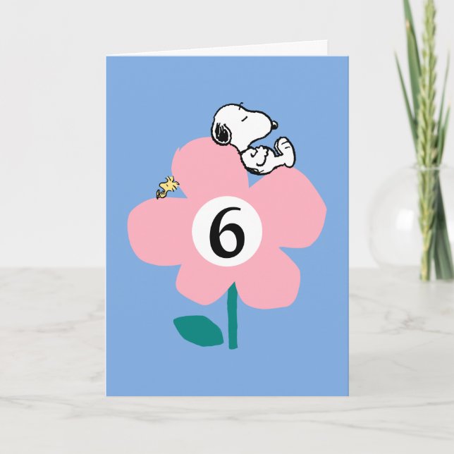 Carte PEANUTS | Snoopy Joyeux Anniversaire (Devant)