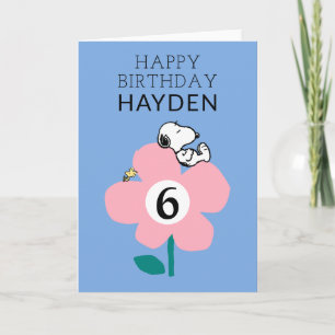 Carte PEANUTS   Snoopy Joyeux anniversaire