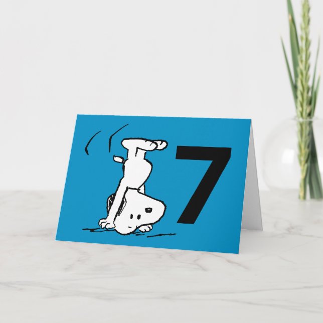 Carte PEANUTS | Snoopy Joyeux Anniversaire (Devant)