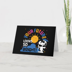 Carte Peanuts Snoopy Votre avenir est si brillant