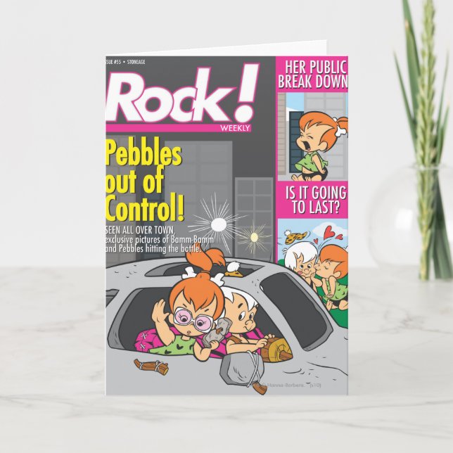 Carte PEBBLES™ et Bam Bam hors contrôle (Devant)
