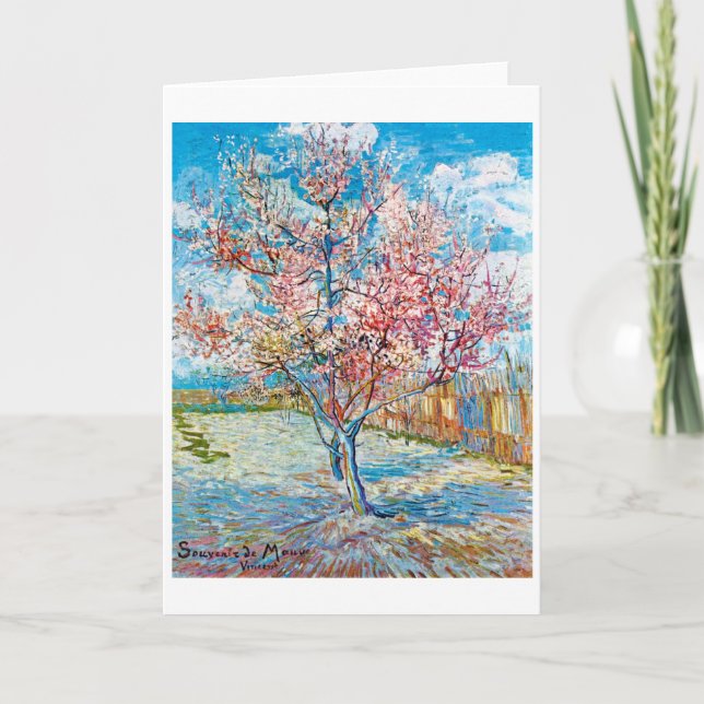 Carte Pêche à fleurs, Van Gogh (Devant)