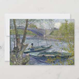 Carte Pêche au printemps   Vincent van Gogh