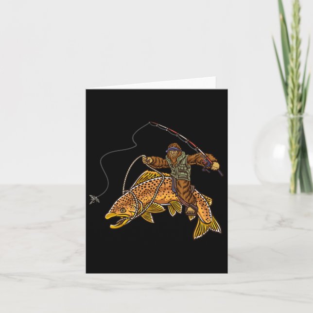 Carte Pêche de la truite Brown Pêche de la truite Bigfoo (Devant)
