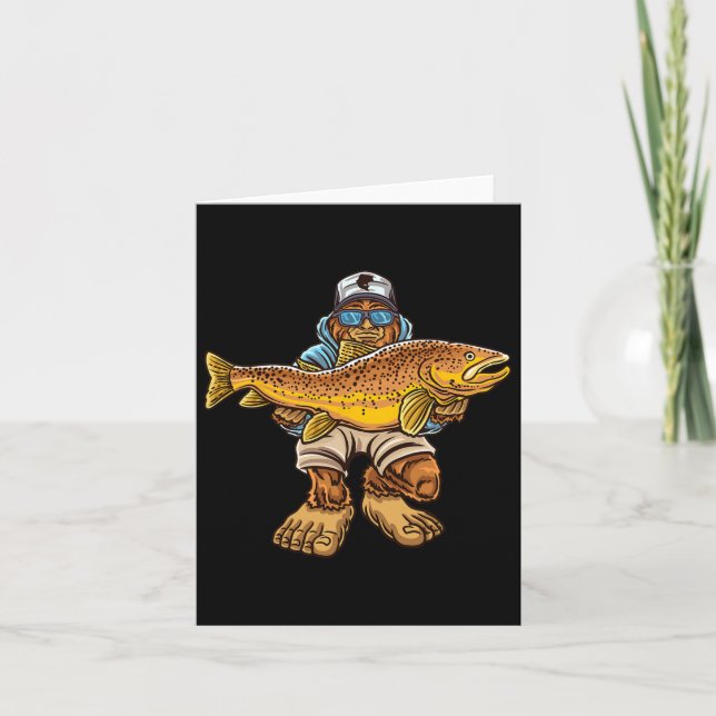 Carte Pêche de la truite Brown Pêche de la truite Bigfoo (Devant)