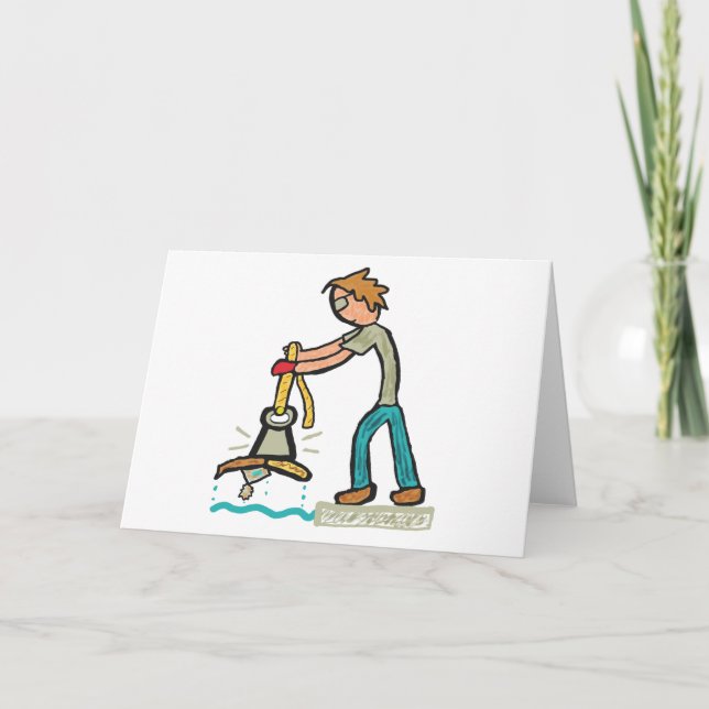 Carte Pêche sur aimant (Devant)