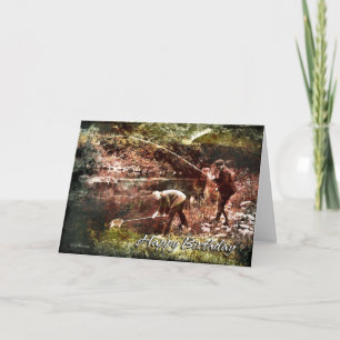 Carte Pêche vintage-BD