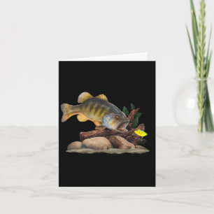 Carte Pêcheur À La Bouche B Et À La Pêche